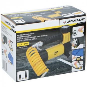 Dunlop Mini Kompressor 12V, 100 PSI